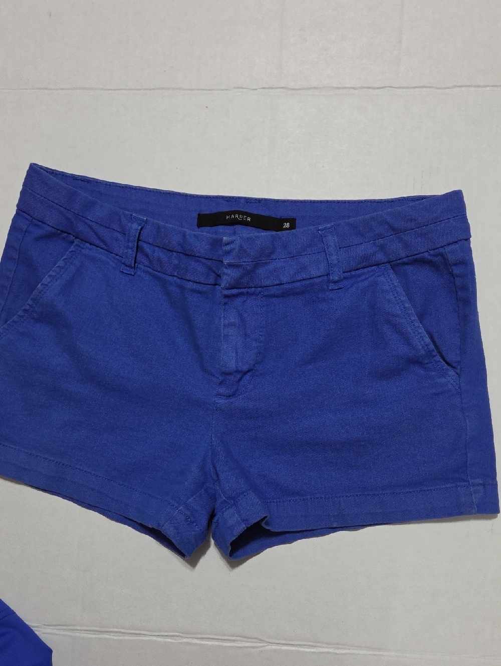 Harper Women's Sapphire Blue High Waist Shorts
